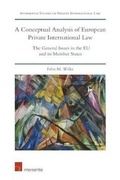 Cover: A Conceptual Analysis of European Private International Law - Intersentia Ltd