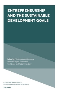 Enlarge image Cover: Entrepreneurship and the Sustainable Development Goals - Emerald Publishing Limited