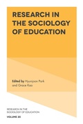 Cover: Research in the Sociology of Education - Emerald Publishing Limited