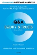 Cover: Concentrate Questions and Answers Equity and Trusts - Oxford University Press
