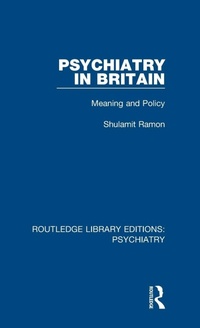 Enlarge image Cover: Psychiatry in Britain - Routledge