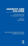 Cover: Anarchy and Culture - Routledge