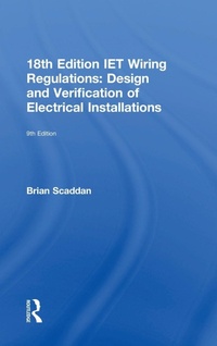 Abbildung von: IET Wiring Regulations: Design and Verification of Electrical Installations - Routledge