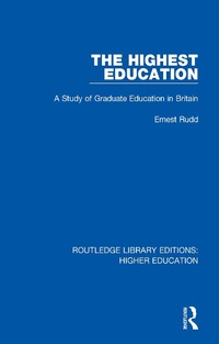 Abbildung von: The Highest Education - Routledge