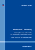 Cover: Industrielles Controlling - Kovac, Dr. Verlag