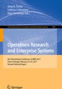 Cover: Operations Research and Enterprise Systems - Springer