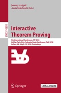 Cover: Interactive Theorem Proving - Springer