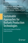 Cover: Sustainable Approaches for Biofuels Production Technologies - Springer