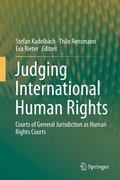 Cover: Judging International Human Rights - Springer