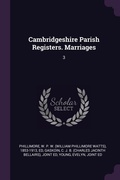 Cover: Cambridgeshire Parish Registers. Marriages - Palala Press