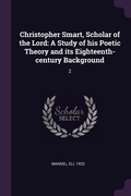 Cover: Christopher Smart, Scholar of the Lord - Palala Press
