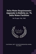 Cover: Delta Water Requirements - Palala Press