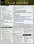 Cover: Legal Research - Quickstudy Reference Guides