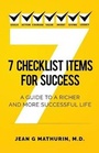 Cover: 7 Checklist Items for Success - 7 Checklist Items