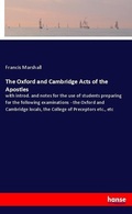 Cover: The Oxford and Cambridge Acts of the Apostles - Hansebooks