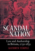Cover: Scandal Nation - Cornell University Press
