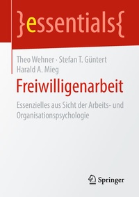 Enlarge image Cover: Freiwilligenarbeit - Springer