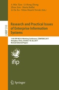 Cover: Research and Practical Issues of Enterprise Information Systems - Springer