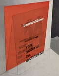 Cover: von material zu architektur - Mann, Gebr.