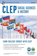 Cover: CLEP(R) Social Sciences & History Book + Online, 2nd Ed. - Research & Education Association