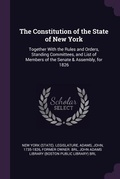 Cover: The Constitution of the State of New York - Palala Press