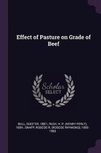 Abbildung von: Effect of Pasture on Grade of Beef - Palala Press