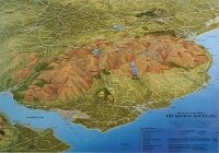 Abbildung von: The Fir Tree Aerial Map of The Mourne Mountains: Flat Version - Richard Chandler