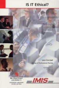 Enlarge image Cover: Is IT Ethical? - Institute for the Management of Information Systems