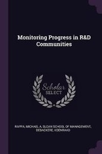 Enlarge image Cover: Monitoring Progress in R&D Communities - Palala Press
