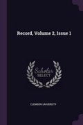Cover: Record, Volume 2, Issue 1 - Palala Press