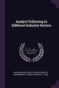 Cover: Analyst Following in Different Industry Sectors - Palala Press