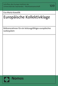 Abbildung von: Europäische Kollektivklage - Nomos