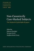 Cover: Non-Canonically Case-Marked Subjects - John Benjamins Publishing Co