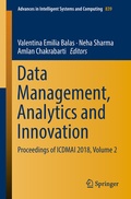 Cover: Data Management, Analytics and Innovation - Springer