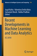 Cover: Recent Developments in Machine Learning and Data Analytics - Springer