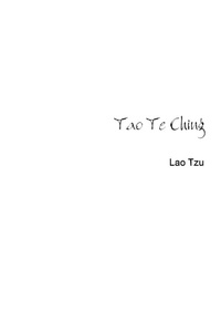 Abbildung von: Tao Te Ching - Lulu.com