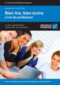 Cover: Bien lire, bien ecrire Teacher's Book - Advance Materials