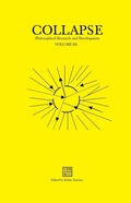 Cover: Collapse, Volume 3 - Urbanomic