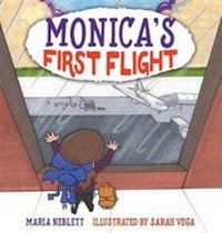 Enlarge image Cover: Monica's First Flight - Lucid Books