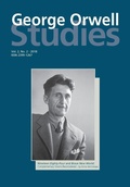 Cover: George Orwell Studies Vol.2 No.2 - Theschoolbook.com