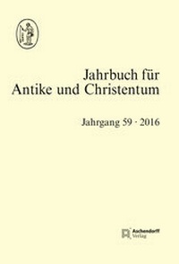 Abbildung von: Jahrbuch für Antike und Christentum, Band 59-2016 - Aschendorff