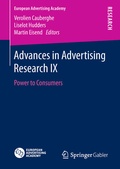 Cover: Advances in Advertising Research IX - Springer Gabler