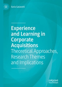 Abbildung von: Experience and Learning in Corporate Acquisitions - Palgrave Macmillan