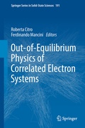 Cover: Out-of-Equilibrium Physics of Correlated Electron Systems - Springer