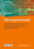 Cover: Fahrzeuginformatik - Springer Vieweg