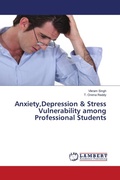 Cover: Anxiety,Depression & Stress Vulnerability among Professional Students - LAP Lambert Academic Publishing