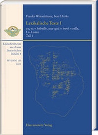 Abbildung von: Lexikalische Texte aus Assur I - Harrassowitz Verlag