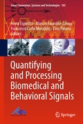 Cover: Quantifying and Processing Biomedical and Behavioral Signals - Springer