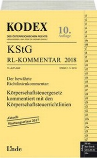 Abbildung von: KODEX KStG Richtlinien-Kommentar 2018 - Linde
