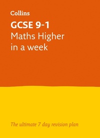 Enlarge image Cover: GCSE 9-1 Maths Higher In A Week - Collins